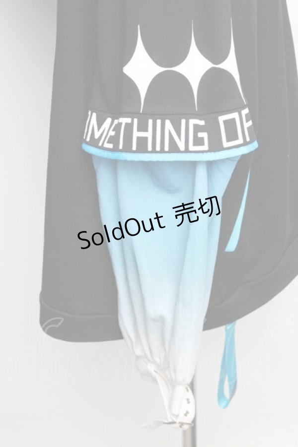 画像4: IRO+IRO / 儚げスポーティーな空色猫耳パーカー  黒ｘサックス S-25-12-30-036-LO-TO-AS-ZS (4)