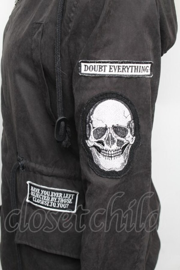 画像3: GLAD NEWS / スカルワッペンブルゾン  黒 S-25-12-30-039-GL-JA-HR-ZS (3)