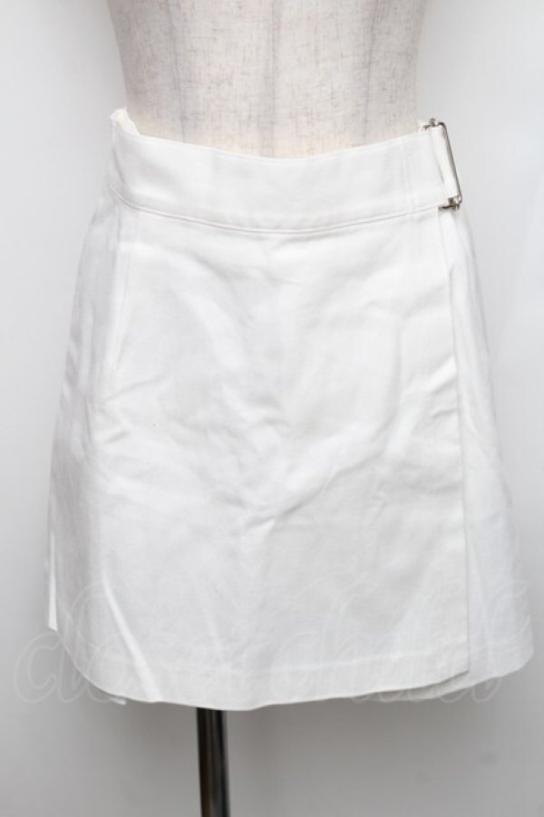 画像1: MILK / Wrap キュロット  白 S-25-12-30-047-ML-PA-AS-ZS (1)