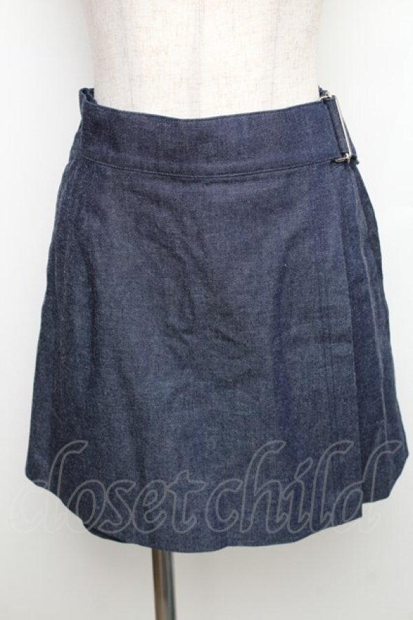 画像1: MILK / Wrap キュロット  青 S-25-12-30-050-ML-PA-AS-ZS (1)