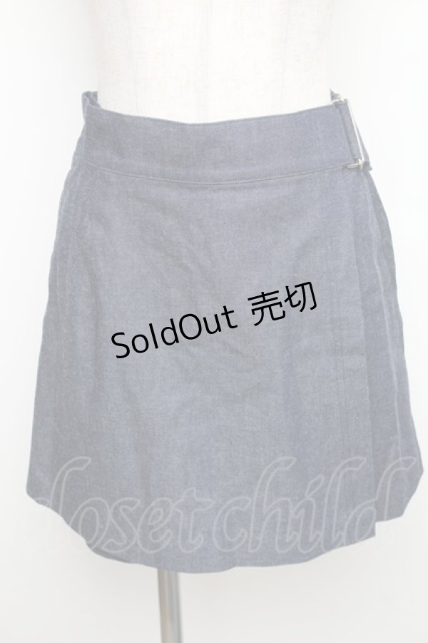 画像1: MILK / Wrap キュロット  青S-25-12-30-050-ML-PA-AS-ZT587 (1)