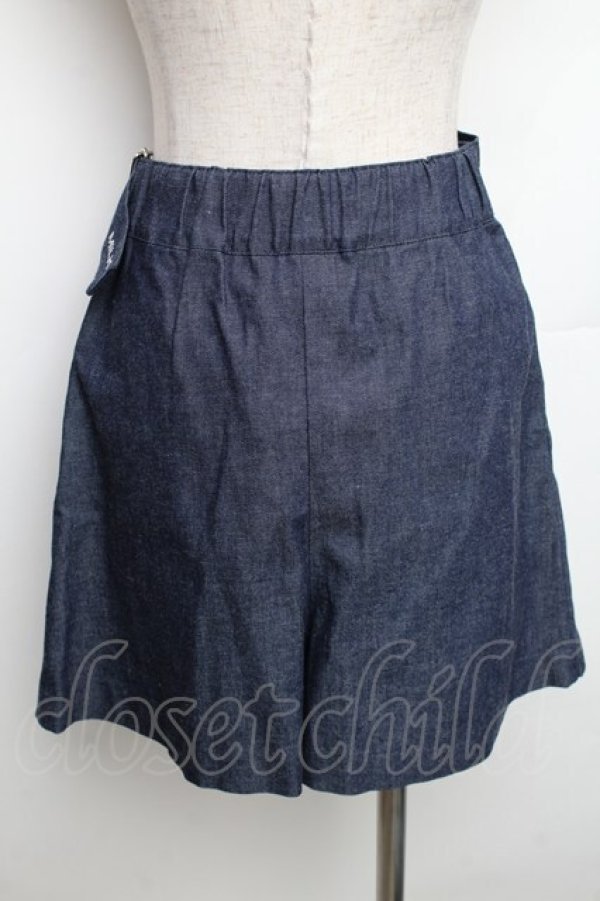 画像2: MILK / Wrap キュロット  青 S-25-12-30-050-ML-PA-AS-ZS (2)