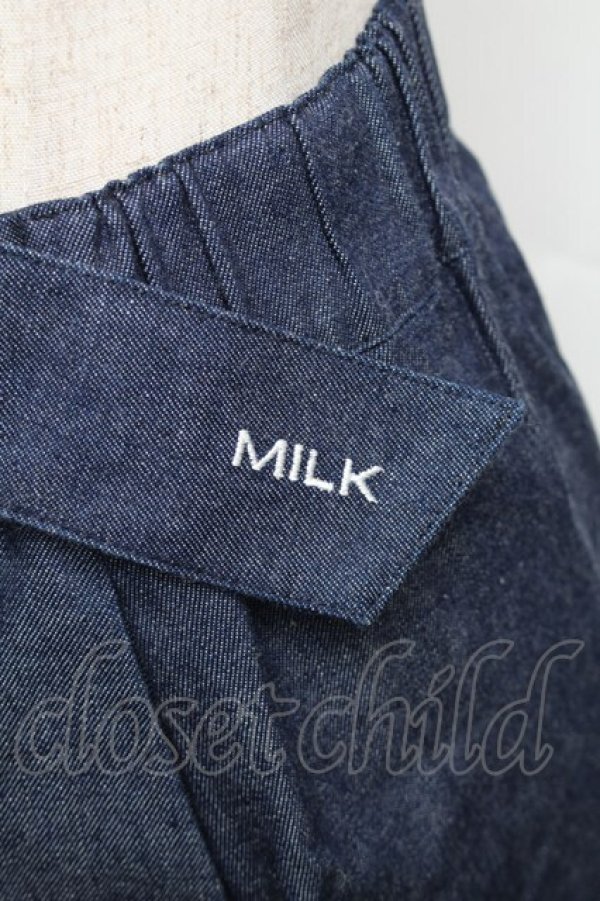 画像3: MILK / Wrap キュロット  青 S-25-12-30-050-ML-PA-AS-ZS (3)