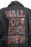 画像3: DESTROY狂 / バックプリントオールインワン  黒 S-25-12-30-057-PU-TS-HR-ZS (3)