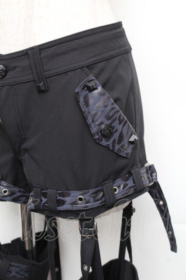 画像3: Qutie Frash / セパレートパンツ  黒 S-25-12-30-060-QU-PA-AS-ZS (3)