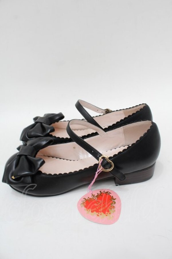 画像2: BABY,THE STARS SHINE BRIGHT / リルリボンシューズ M 黒 S-25-12-30-006-BA-SH-HR-ZS (2)