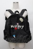 画像1: MILKBOY / ロゴリュック  黒 S-25-12-30-010-MB-BG-AS-ZS (1)