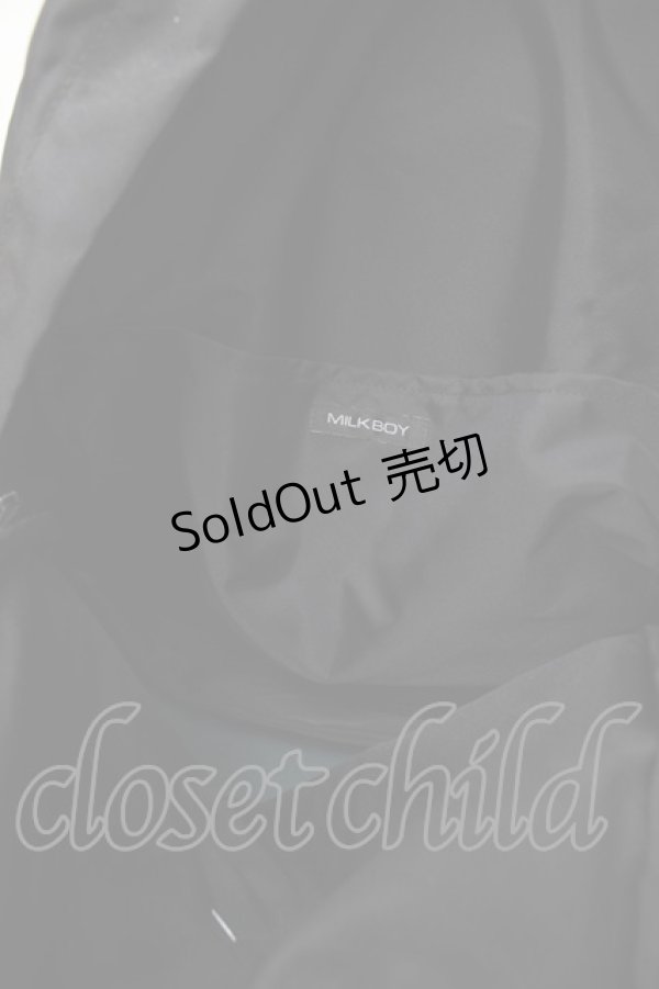 画像3: MILKBOY / ロゴリュック  黒 S-25-12-30-010-MB-BG-AS-ZS (3)