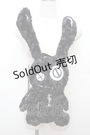 画像: NieR Clothing / NieRちゃんぬいぐるみリュック  黒 S-25-12-30-011-PU-BG-HR-ZS