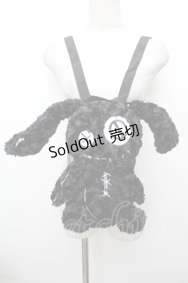 画像2: NieR Clothing / NieRちゃんぬいぐるみリュック  黒 S-25-12-30-011-PU-BG-HR-ZS (2)