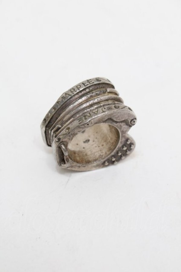 画像1: Jane Marple / モチーフリング  シルバー S-25-12-30-002-JM-AC-SZ-ZS (1)