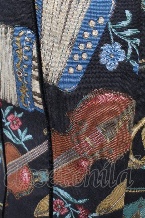 画像3: Jane Marple / 楽器ゴブランビスチェ  黒 S-25-12-30-012-JM-TO-AS-ZS (3)