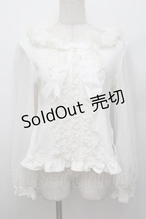 画像: Angelic Pretty / Whip Fallカットソー  アイボリー S-25-12-30-014-AP-TO-HR-ZS