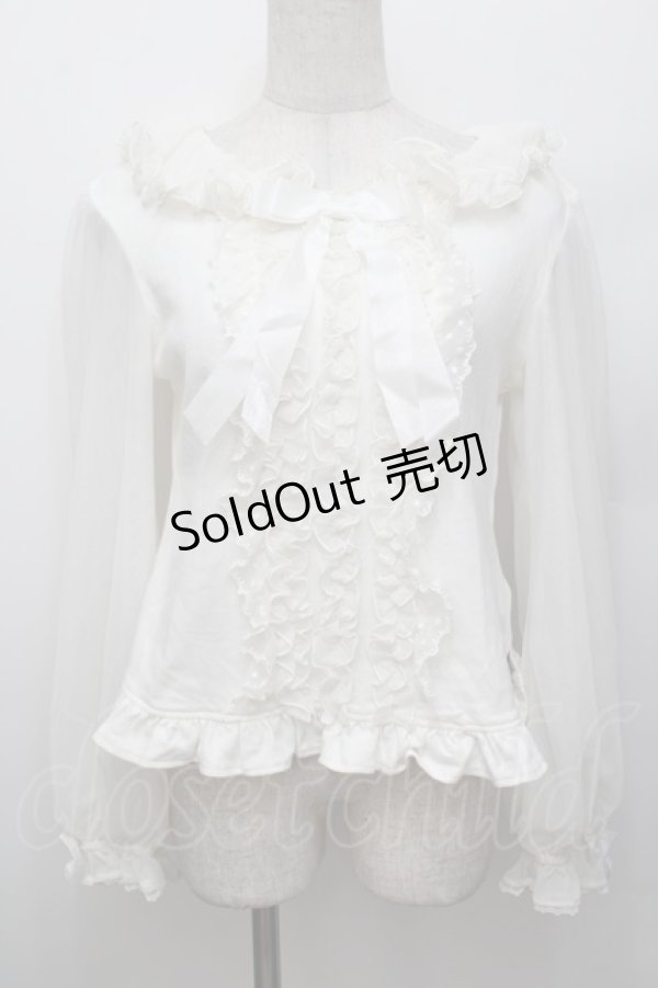 画像1: Angelic Pretty / Whip Fallカットソー  アイボリー S-25-12-30-014-AP-TO-HR-ZS (1)
