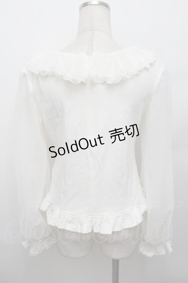 画像3: Angelic Pretty / Whip Fallカットソー  アイボリー S-25-12-30-014-AP-TO-HR-ZS (3)