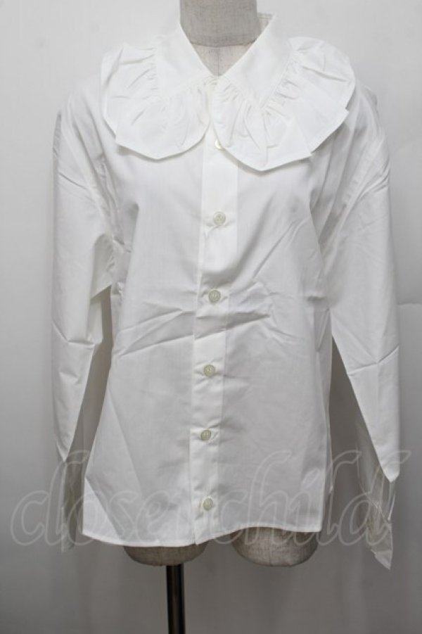 画像1: MILKBOY / フリルブラウス  白 S-25-12-30-015-MB-BL-AS-ZS (1)