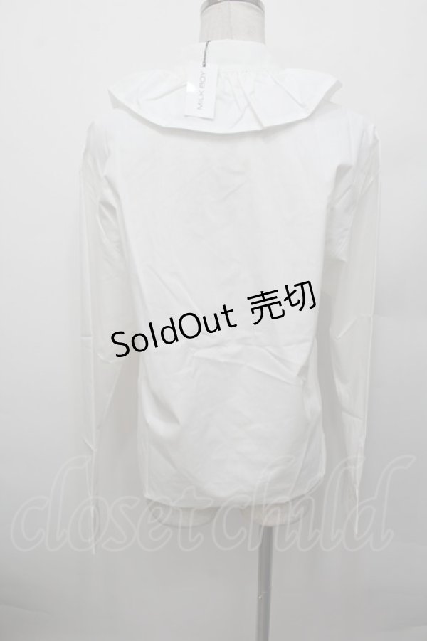 画像3: MILKBOY / フリルブラウス  白 S-25-12-30-015-MB-BL-AS-ZS (3)