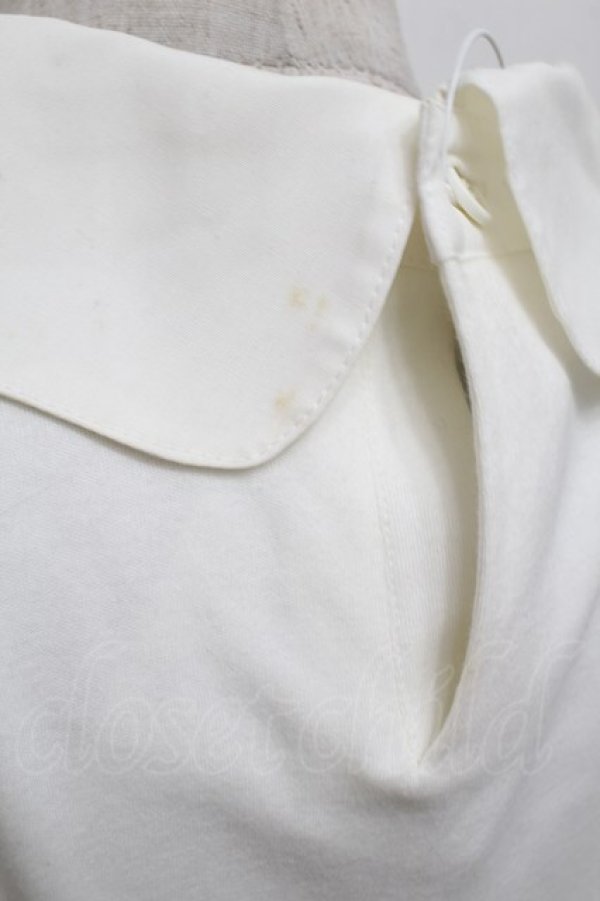 画像4: Heart E / デザイン襟カットソー  白 S-25-12-30-016-LO-TO-AS-ZS (4)