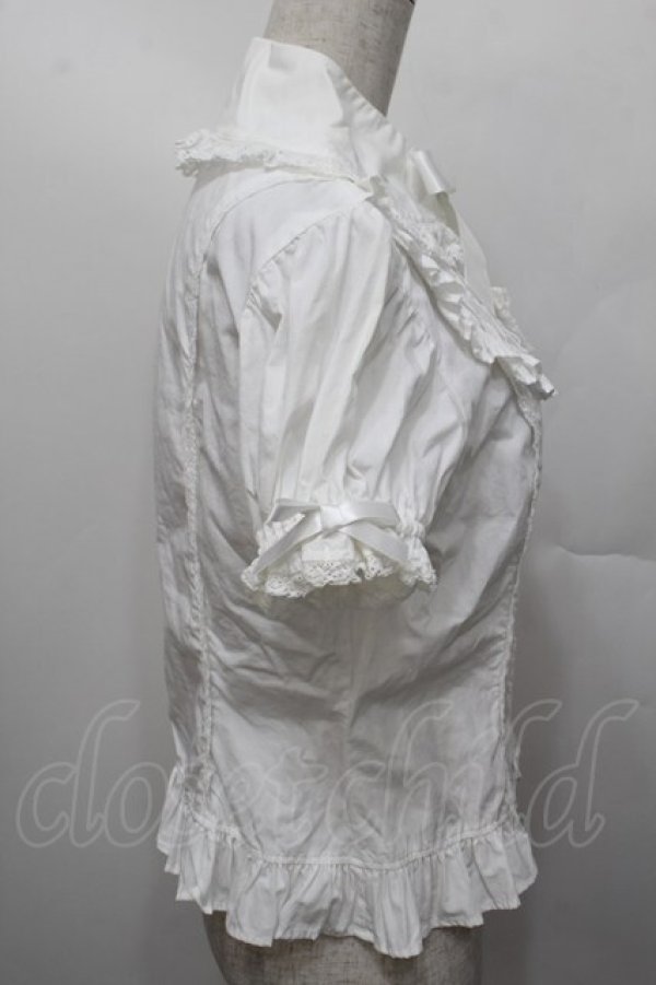 画像3: Angelic Pretty / ヨーク襟ブラウス  白 S-25-12-30-018-AP-TO-HR-ZS (3)