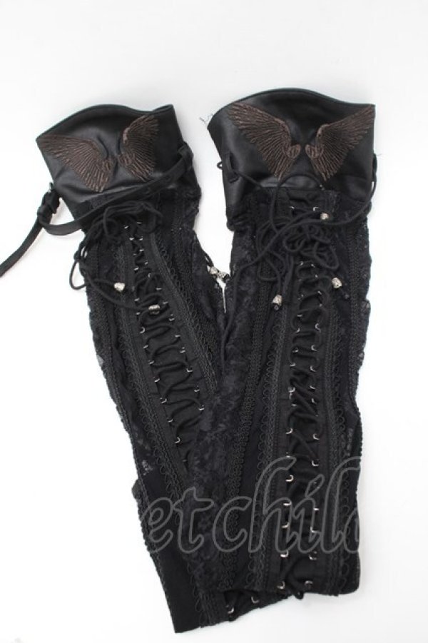 画像1: Ozz On / レッグカバー  黒 S-25-12-30-003-OO-ZA-AS-ZS (1)