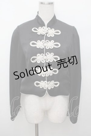 画像: RoseMarie seoir / シャイナボタンシャツ  黒 S-25-12-30-024-LO-TO-AS-ZS