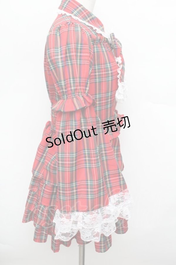 画像2: Jamieエーエヌケー / お姫様ブラウス  赤 S-25-12-30-027-GO-BL-AS-ZS (2)