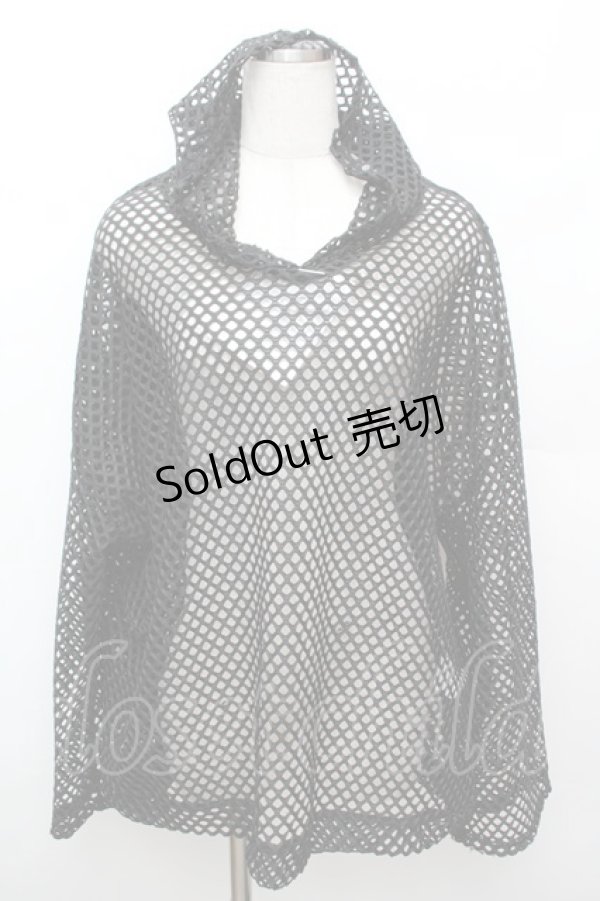 画像1: VOLCAN&APHRODITE / メッシュロンT  黒 S-25-12-30-028-LO-TS-HR-ZS (1)