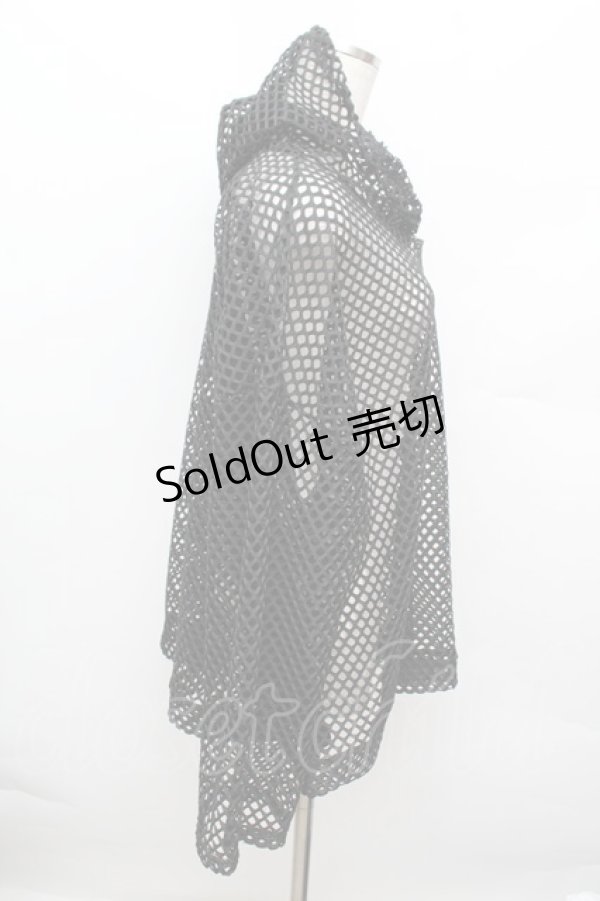 画像2: VOLCAN&APHRODITE / メッシュロンT  黒 S-25-12-30-028-LO-TS-HR-ZS (2)