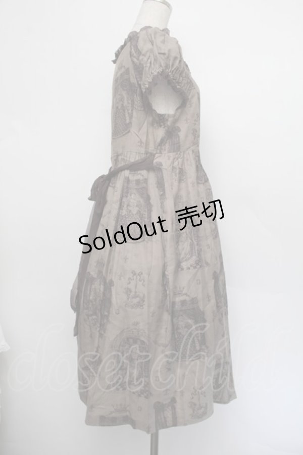 画像2: Jane Marple / ダイナスティワンピース  カーキ S-26-01-04-039-JM-OP-AS-ZS (2)