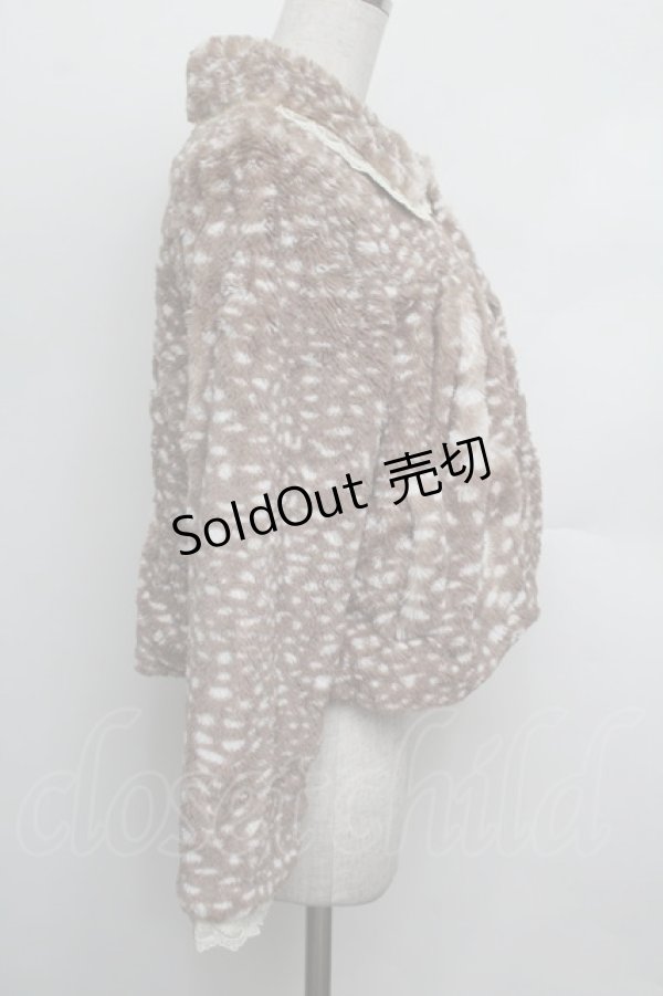 画像2: axes femme / バンビファージャケット  ブラウン S-26-01-04-005-AX-JA-HR-ZS (2)