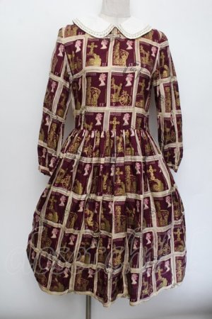 画像: Jane Marple / Royal Stampワンピース  ワイン S-26-01-04-041-JM-OP-AS-ZS