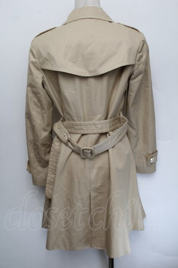 画像3: MILK / Pearlトレンチコート  ベージュ S-26-01-04-006-ML-CO-HR-ZS (3)
