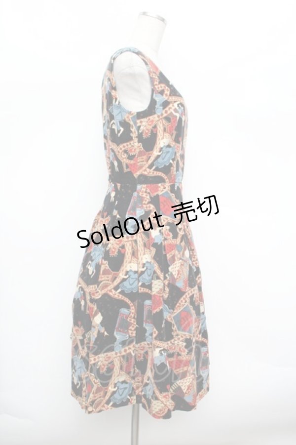 画像2: Jane Marple / クイーンアリス別珍ジャンパースカート  黒 S-26-01-04-054-JM-SK-AS-ZS (2)