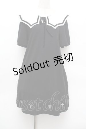 画像: HELL CAT PUNKS / カットワンピース  黒 S-26-01-04-055-PU-OP-AS-ZS