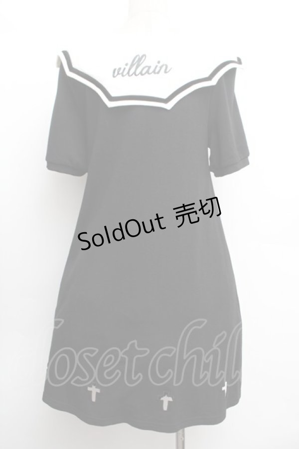 画像3: HELL CAT PUNKS / カットワンピース  黒 S-26-01-04-055-PU-OP-AS-ZS (3)