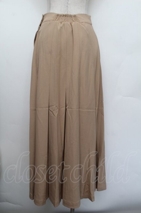 画像3: an another angelus / 釦使いボックスタックロングスカート F ベージュ S-26-01-04-057-CA-SK-TK-ZS (3)