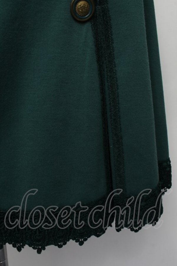 画像3: axes femme / フロントボタンスカート  グリーン S-26-01-04-060-AX-SK-HR-ZS (3)