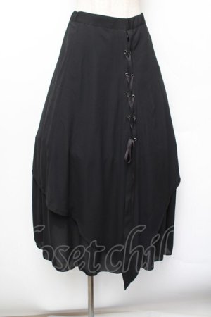 画像: MIHO MATSUDA / スカート・セラフィーユ  黒 S-26-01-04-065-GO-SK-TK-ZS