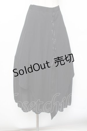 画像: MIHO MATSUDA / スカート・セラフィーユ  黒 S-26-01-04-065-GO-SK-TK-ZS