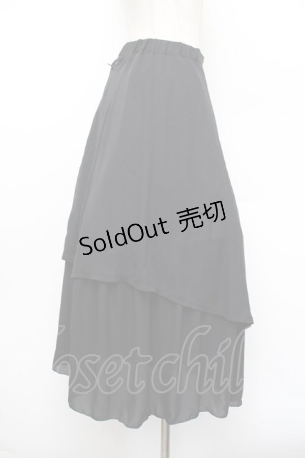 画像2: MIHO MATSUDA / スカート・セラフィーユ  黒 S-26-01-04-065-GO-SK-TK-ZS (2)