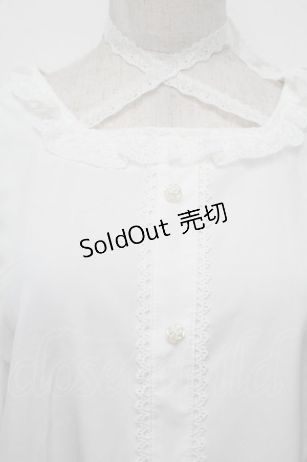 画像3: Alice Mashiro / 姫袖ブラウス  白 S-26-01-04-001-LO-BL-AS-ZS (3)