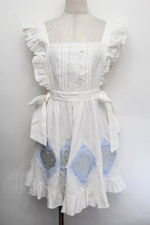 画像: 絵本少女（海外ロリータブランド） / アリスエプロン  白 S-26-01-04-021-LO-OP-AS-ZS