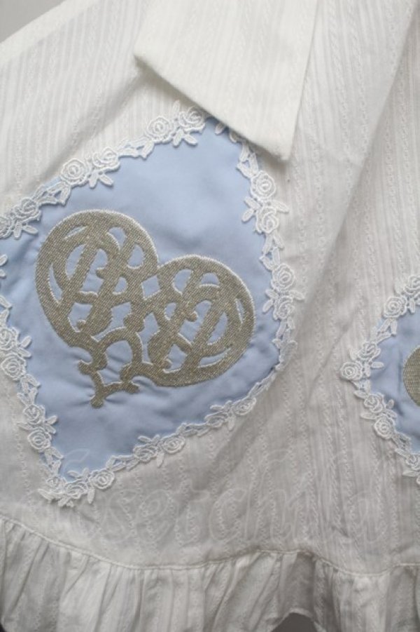 画像2: 絵本少女（海外ロリータブランド） / アリスエプロン  白 S-26-01-04-021-LO-OP-AS-ZS (2)