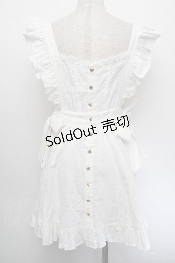 画像3: 絵本少女（海外ロリータブランド） / アリスエプロン  白 S-26-01-04-021-LO-OP-AS-ZS (3)