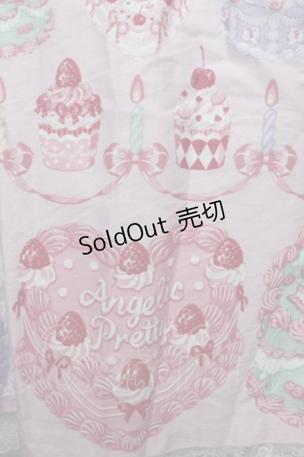 画像4: Angelic Pretty / Happy Cakesシャーリングジャンパースカート  ピンク S-26-01-04-026-AP-OP-AS-ZS (4)