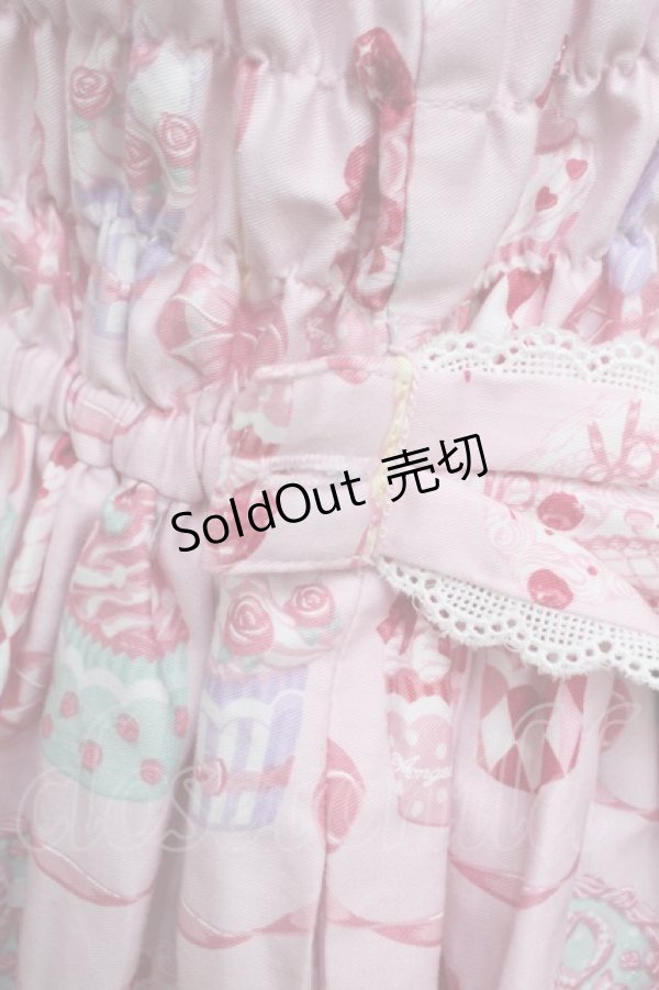 画像6: Angelic Pretty / Happy Cakesシャーリングジャンパースカート  ピンク S-26-01-04-026-AP-OP-AS-ZS (6)