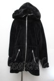 画像1: CIVARIZE / ビックシルエットボアパーカー  黒 S-26-01-08-033-GO-TO-HR-ZS (1)