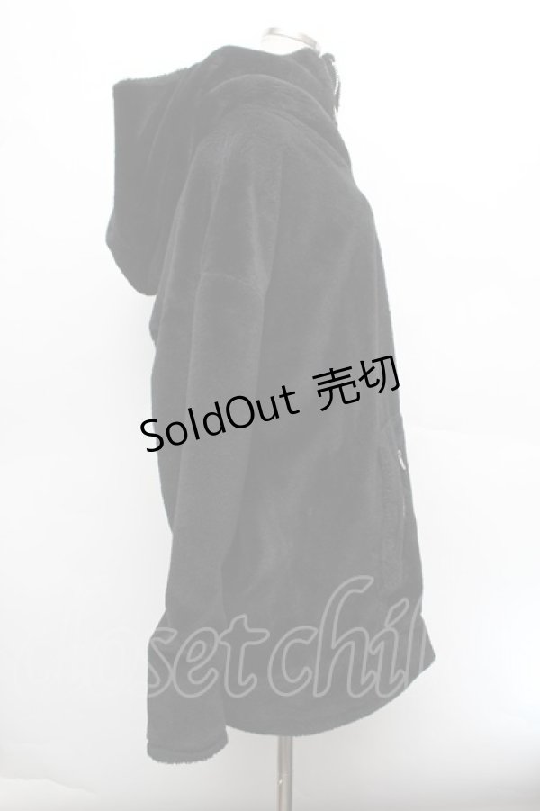 画像2: CIVARIZE / ビックシルエットボアパーカー  黒 S-26-01-08-033-GO-TO-HR-ZS (2)
