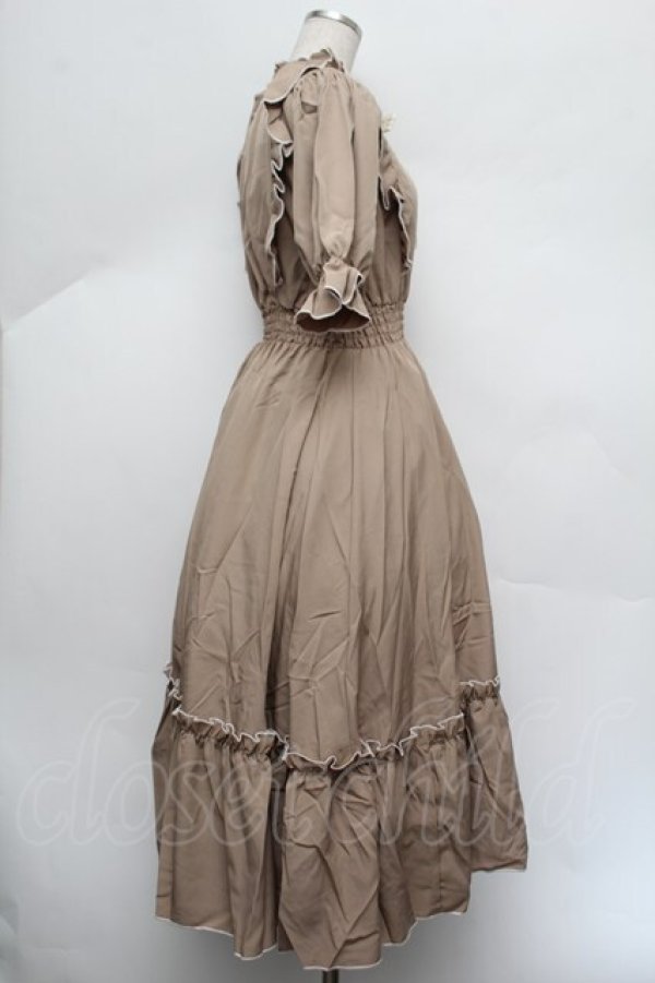 画像2: m petit by misako / NINA'SコラボAMハイショクメローワンピース S ベージュ S-26-01-08-034-LO-OP-HR-ZS (2)