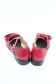 画像2: Emily Temple cute / リボンシューズ 23.5 赤 S-26-01-08-005-ET-SH-AS-ZS (2)